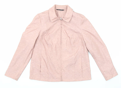 Womens UK Size 10 Bonmarché Pink Jacket