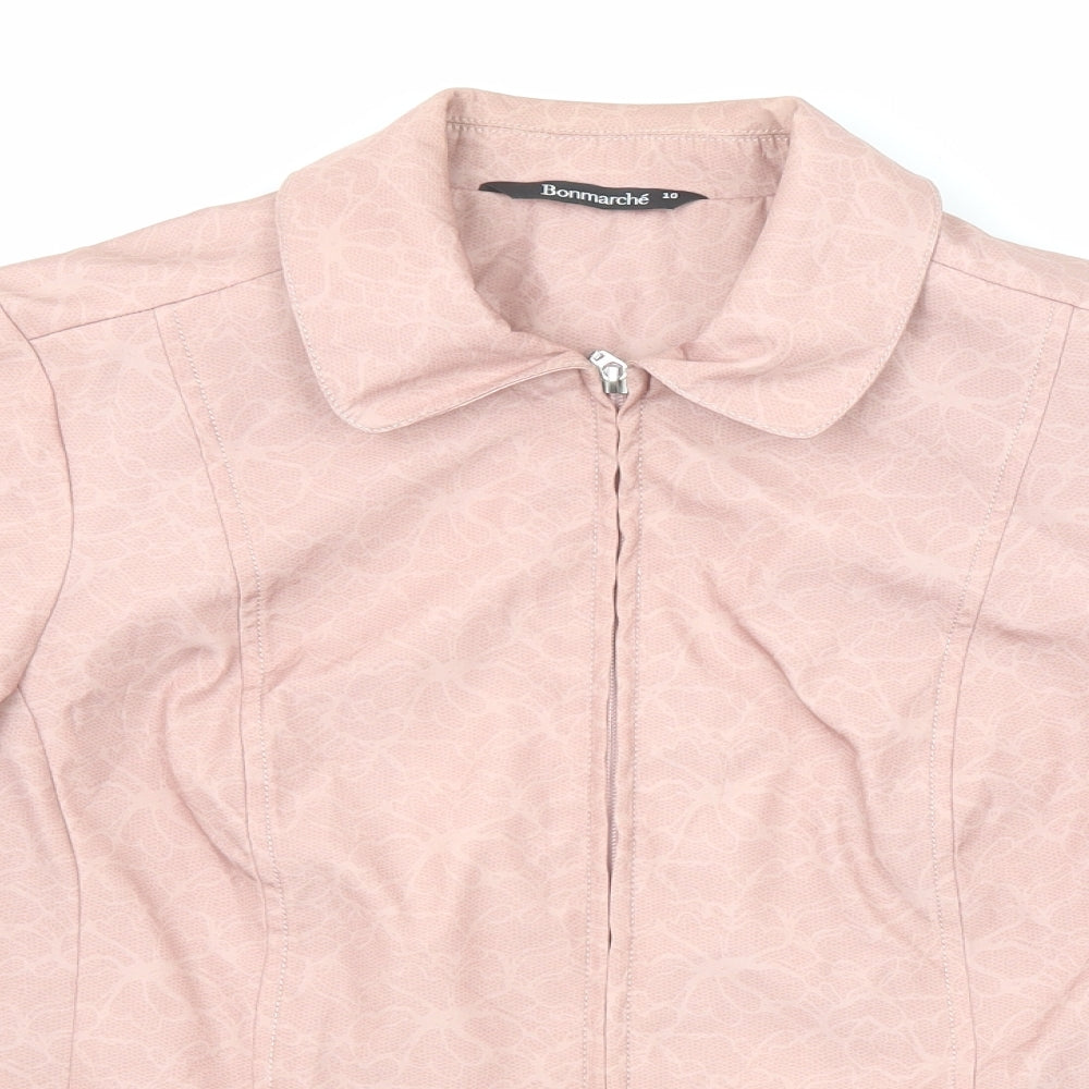 Womens UK Size 10 Bonmarché Pink Jacket