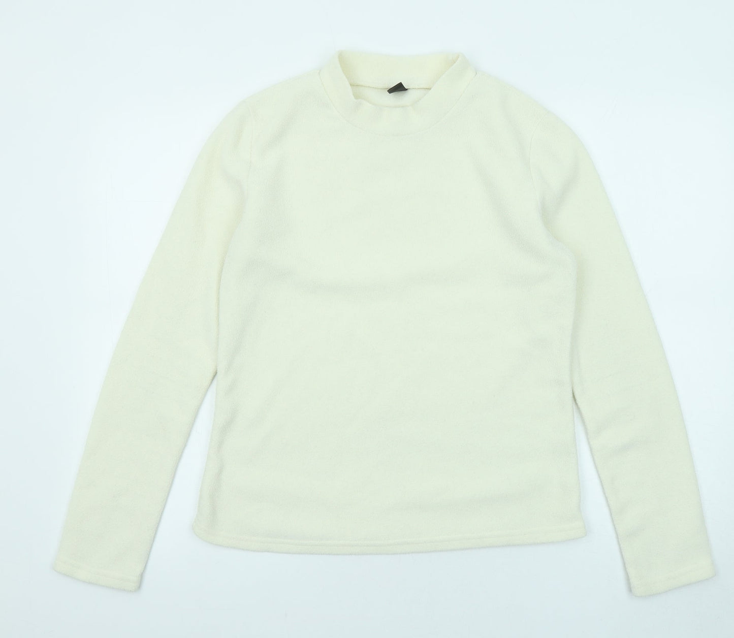 Dazy Womens Ivory Polyester Pullover Sweatshirt Size M Pullover