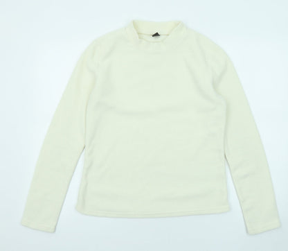Dazy Womens Ivory Polyester Pullover Sweatshirt Size M Pullover