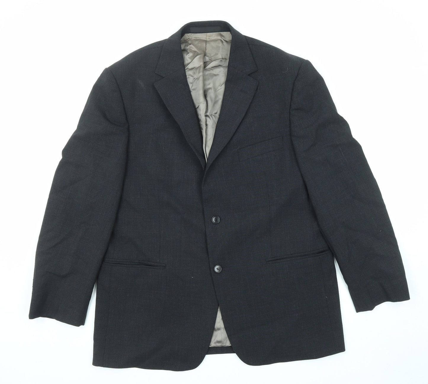 Mens UK Size 42 Marks and Spencer Regular Black Suit Jacket