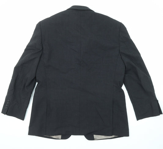 Mens UK Size 42 Marks and Spencer Regular Black Suit Jacket