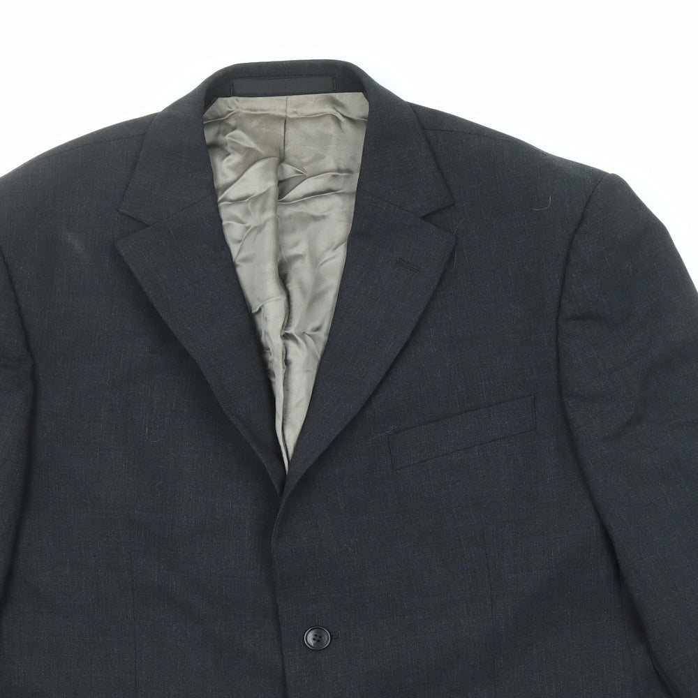 Mens UK Size 42 Marks and Spencer Regular Black Suit Jacket