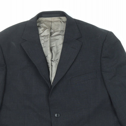 Mens UK Size 42 Marks and Spencer Regular Black Suit Jacket