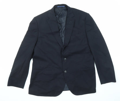 Mens UK Size 42 Marks and Spencer Regular Blue Suit Jacket