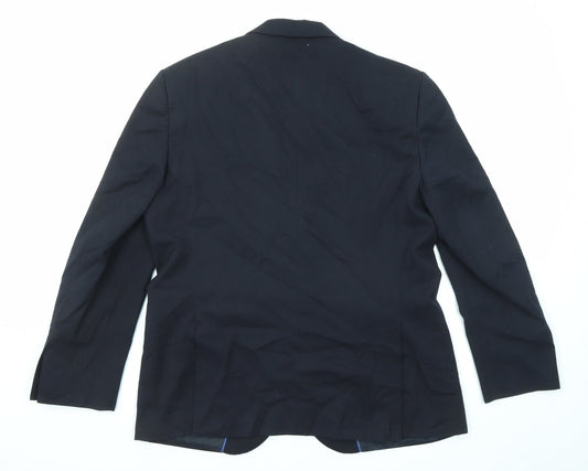 Mens UK Size 42 Marks and Spencer Regular Blue Suit Jacket