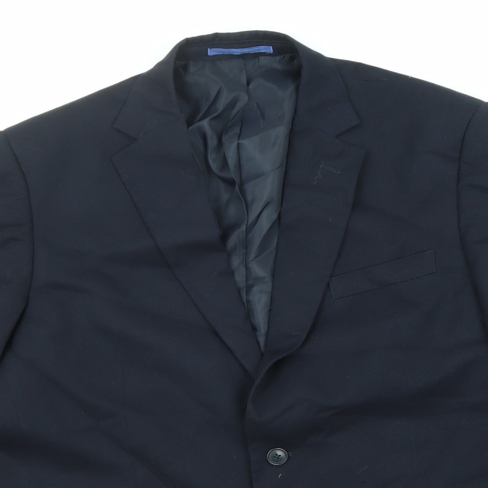 Mens UK Size 42 Marks and Spencer Regular Blue Suit Jacket