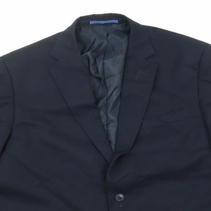 Mens UK Size 42 Marks and Spencer Regular Blue Suit Jacket