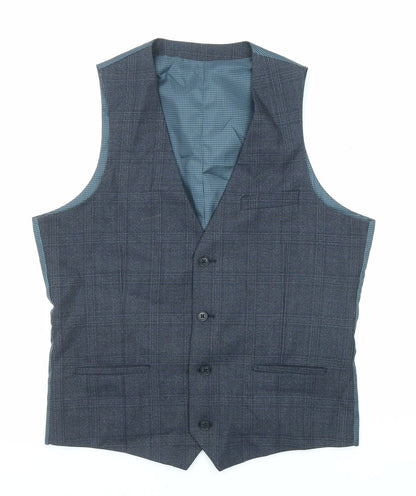 Mens UK Size 38 Onesix5ive Regular Blue Suit Jacket