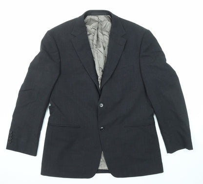 Mens UK Size 40 Marks and Spencer Regular Black Suit Jacket