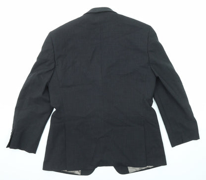 Mens UK Size 40 Marks and Spencer Regular Black Suit Jacket
