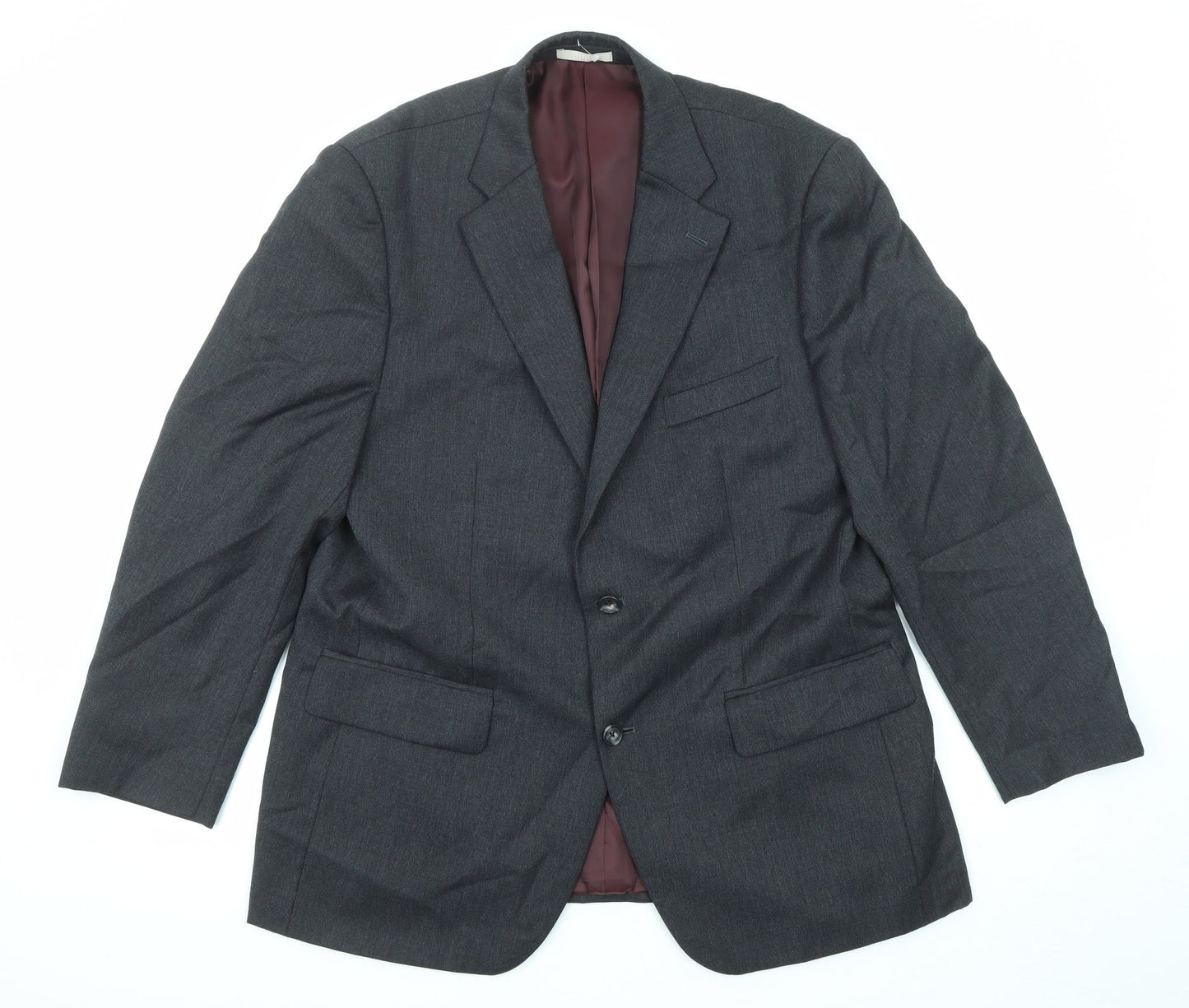 Mens UK Size 42 Greenwoods Regular Black Suit Jacket