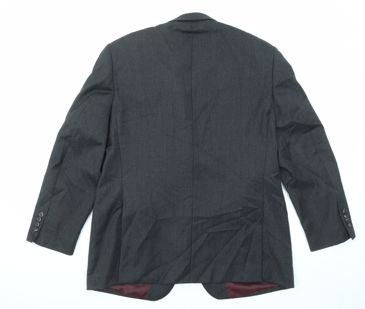 Mens UK Size 42 Greenwoods Regular Black Suit Jacket