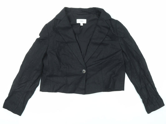 Womens UK Size 14 Marks and Spencer Black Jacket