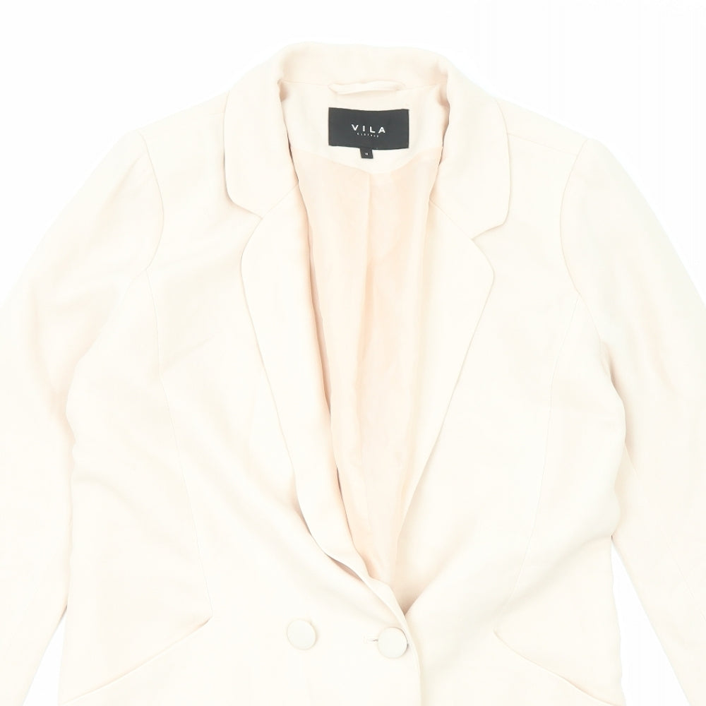 Womens UK Size M VILA Pink Jacket