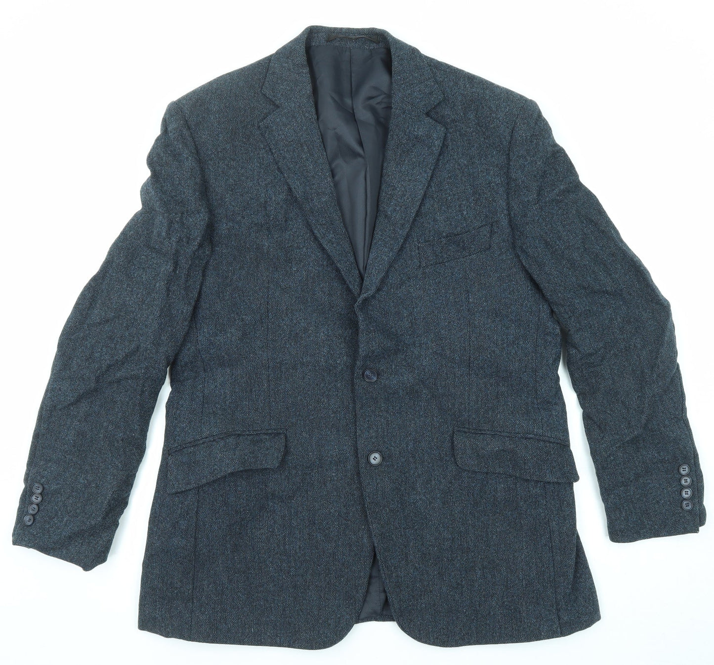 Mens UK Size 42 Marks and Spencer Regular Blue Suit Jacket