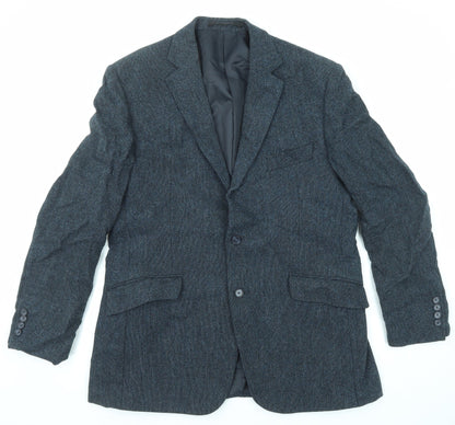 Mens UK Size 42 Marks and Spencer Regular Blue Suit Jacket