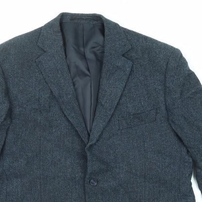 Mens UK Size 42 Marks and Spencer Regular Blue Suit Jacket