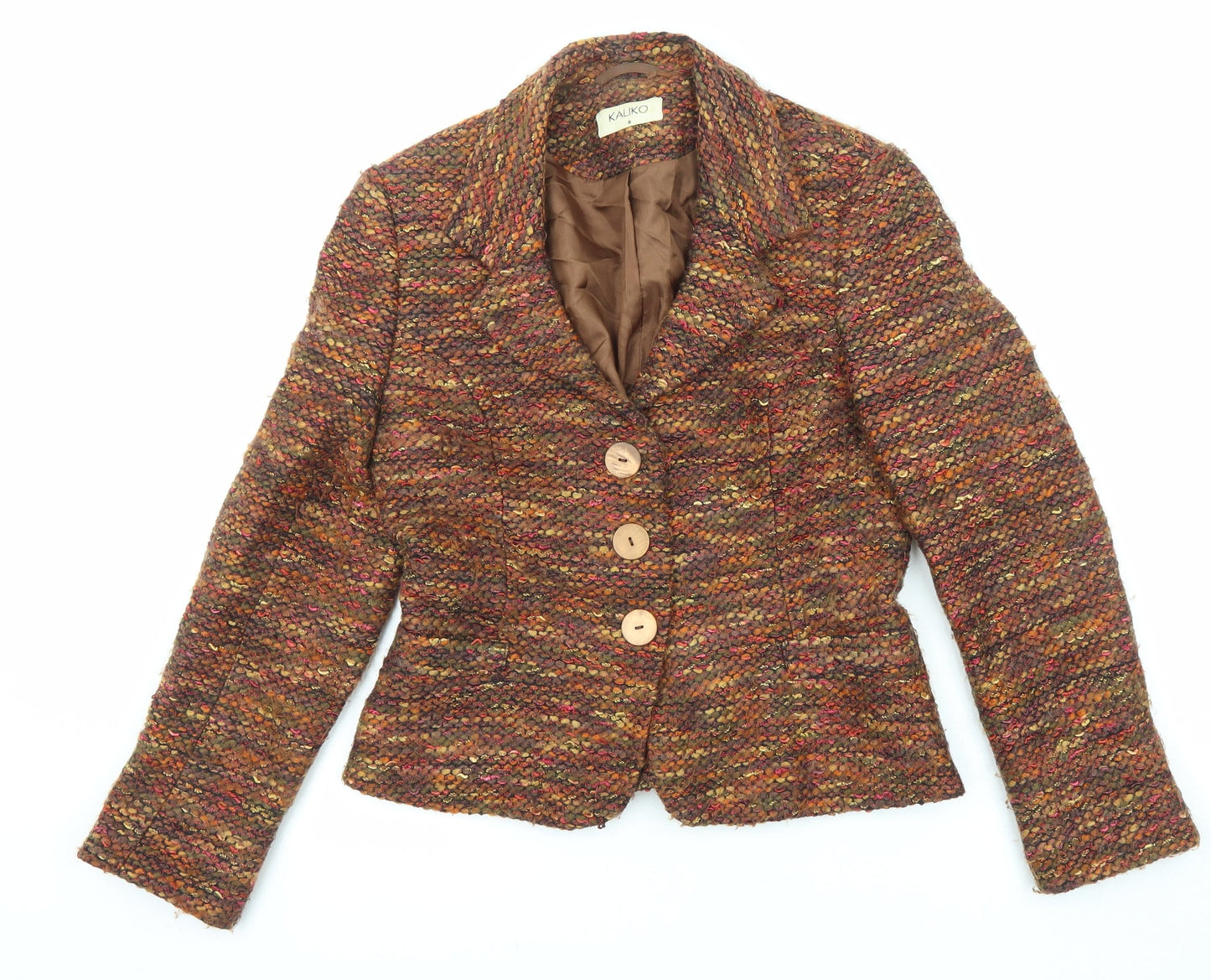 Womens UK Size 8 Kaliko Multicoloured Jacket