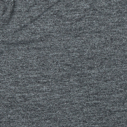 Womens UK Size 10 Zara Grey Basic T-Shirt