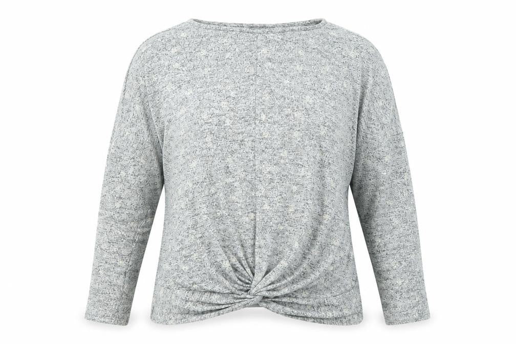 Womens UK Size M Dorothy Perkins Grey Basic Blouse