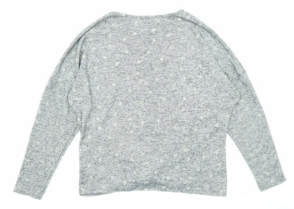 Womens UK Size M Dorothy Perkins Grey Basic Blouse
