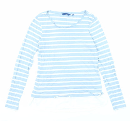 Womens UK Size XS TOM TAILOR Blue Basic T-Shirt