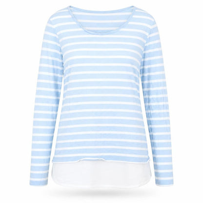 Womens UK Size XS TOM TAILOR Blue Basic T-Shirt