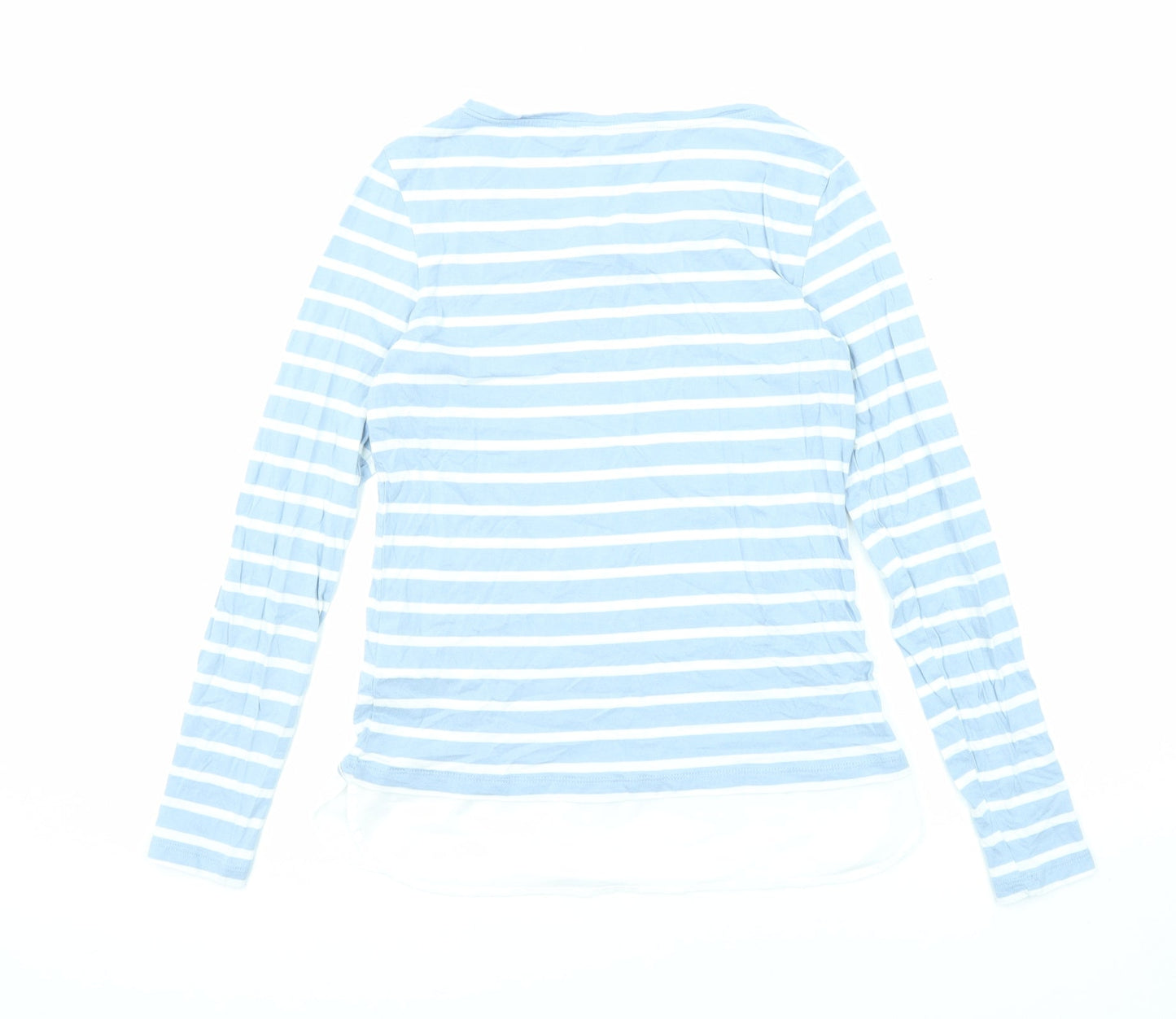 Womens UK Size XS TOM TAILOR Blue Basic T-Shirt