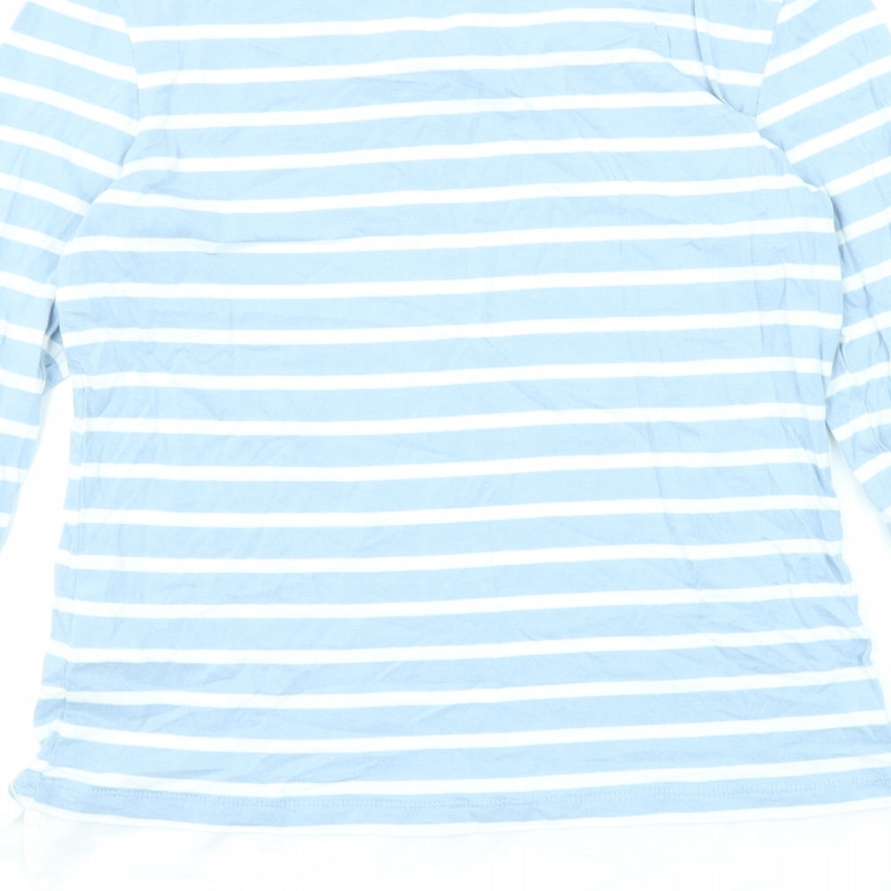 Womens UK Size XS TOM TAILOR Blue Basic T-Shirt