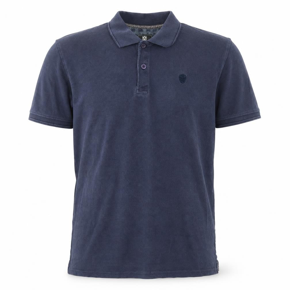Mens UK Size M Steel & Jelly Cotton Polo Shirt