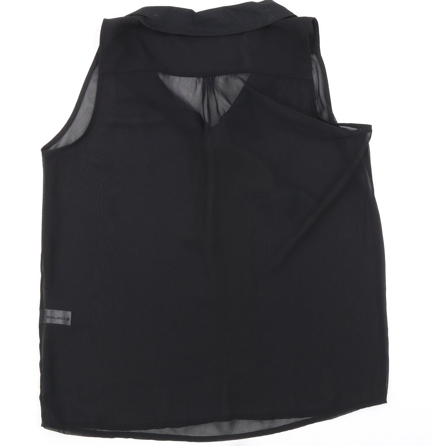 Womens UK Size 10 Select Black Basic Blouse