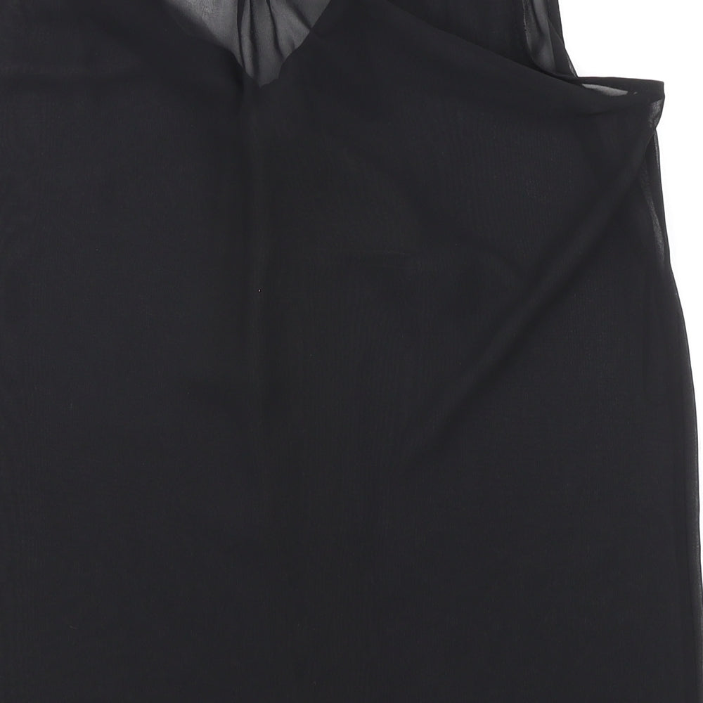 Womens UK Size 10 Select Black Basic Blouse