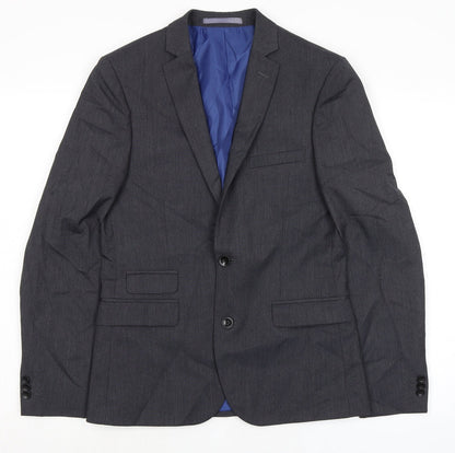 Mens UK Size 38 Marks and Spencer Regular Grey Suit Jacket