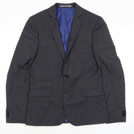 Mens UK Size 38 Marks and Spencer Regular Grey Suit Jacket