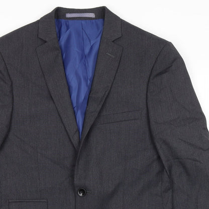Mens UK Size 38 Marks and Spencer Regular Grey Suit Jacket