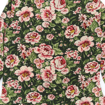 Womens UK Size S Zara Multicoloured Basic Button-Up
