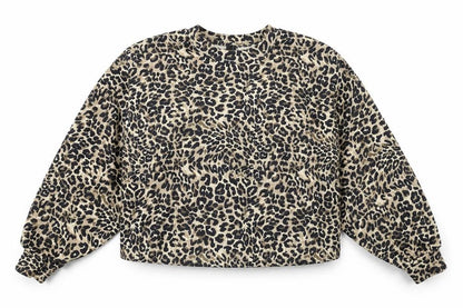 Womens UK Size S Bershka Brown Pullover Sweatshirt