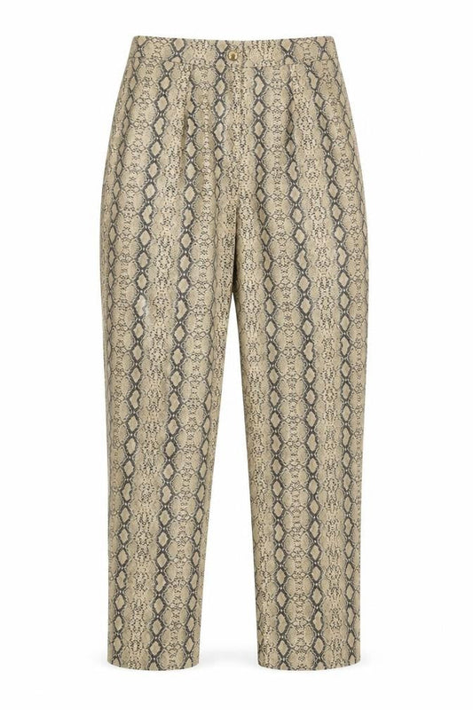 Womens UK Size 8 PRETTYLITTLETHING Regular Fit  Beige Trousers
