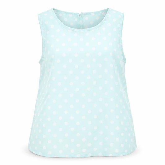 Womens UK Size 12 New Look Green Basic Tank
