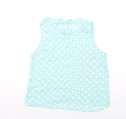 Womens UK Size 12 New Look Green Basic Tank