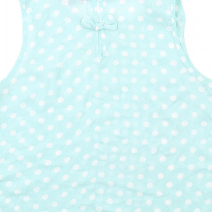 Womens UK Size 12 New Look Green Basic Tank