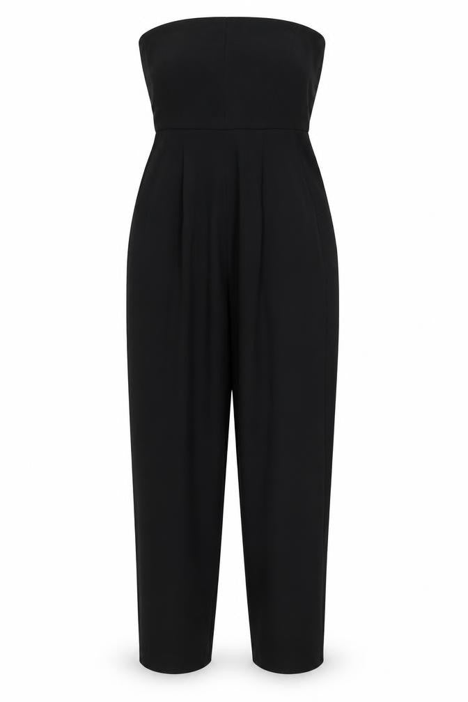 Womens UK Size 8 Topshop One-Piece Black Jumpsuit