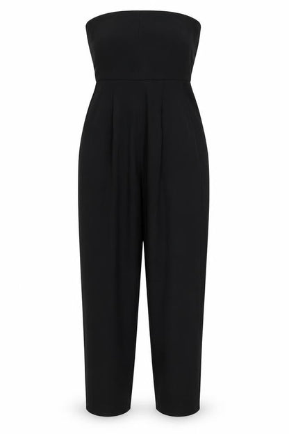 Womens UK Size 8 Topshop One-Piece Black Jumpsuit
