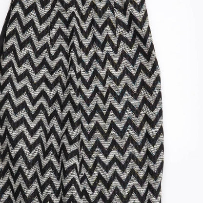 ASOS Womens Multicoloured Herringbone Polyester Jumpsuit One-Piece Size 10 L29 in Zip