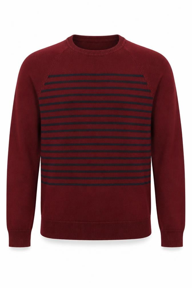 Mens UK Size S Pull&Bear Red Pullover Jumper
