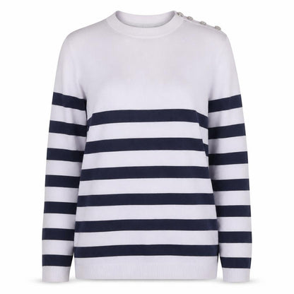 Womens UK Size L Savida Blue Pullover Jumper
