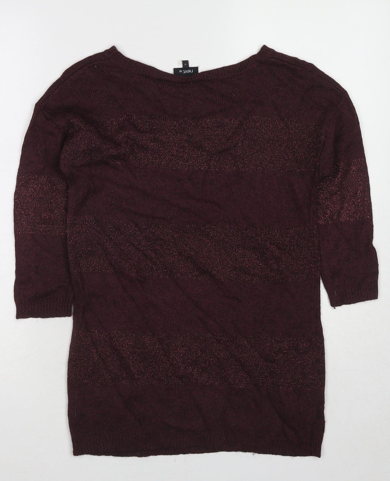 Womens UK Size 12 NEXT Red Pullover Jumper