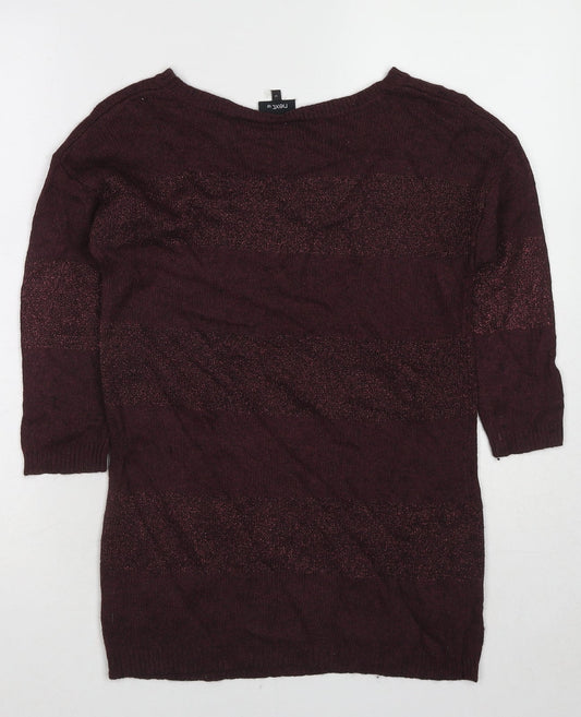 Womens UK Size 12 NEXT Red Pullover Jumper
