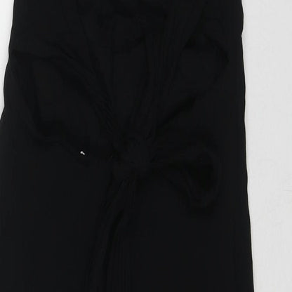 Cotton On Womens Black Polyester Maxi Size S Halter Pullover